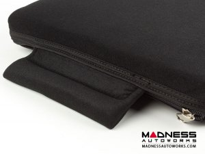 Seat Cushion - Black w/ Alfa Romeo Logo in Red Seat Cushion - Black w/ Alfa Romeo Logo in Red